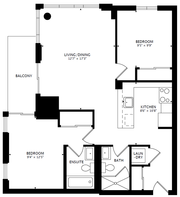 1803 - 25 Cole St - Floorplan - 800px