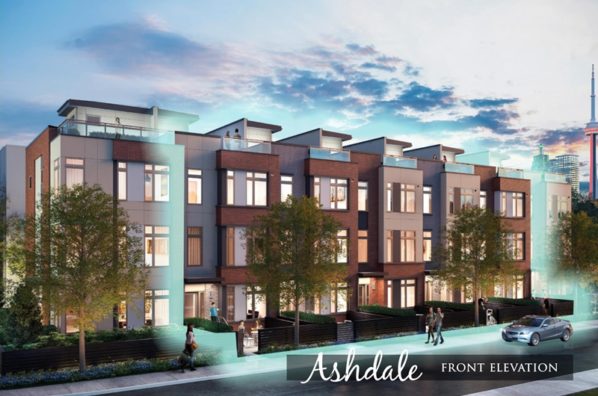 sutton-townhomes-regent-park-elevation-ashdale-front