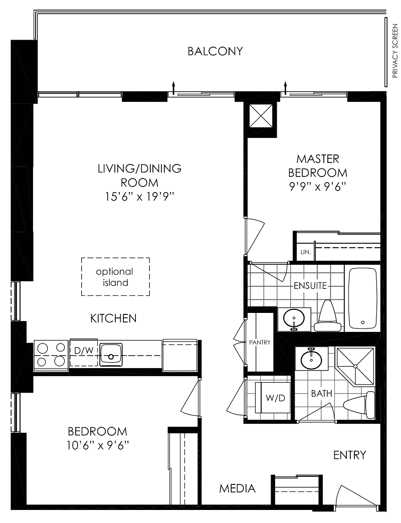 609 - 1 Cole St - Floorplan