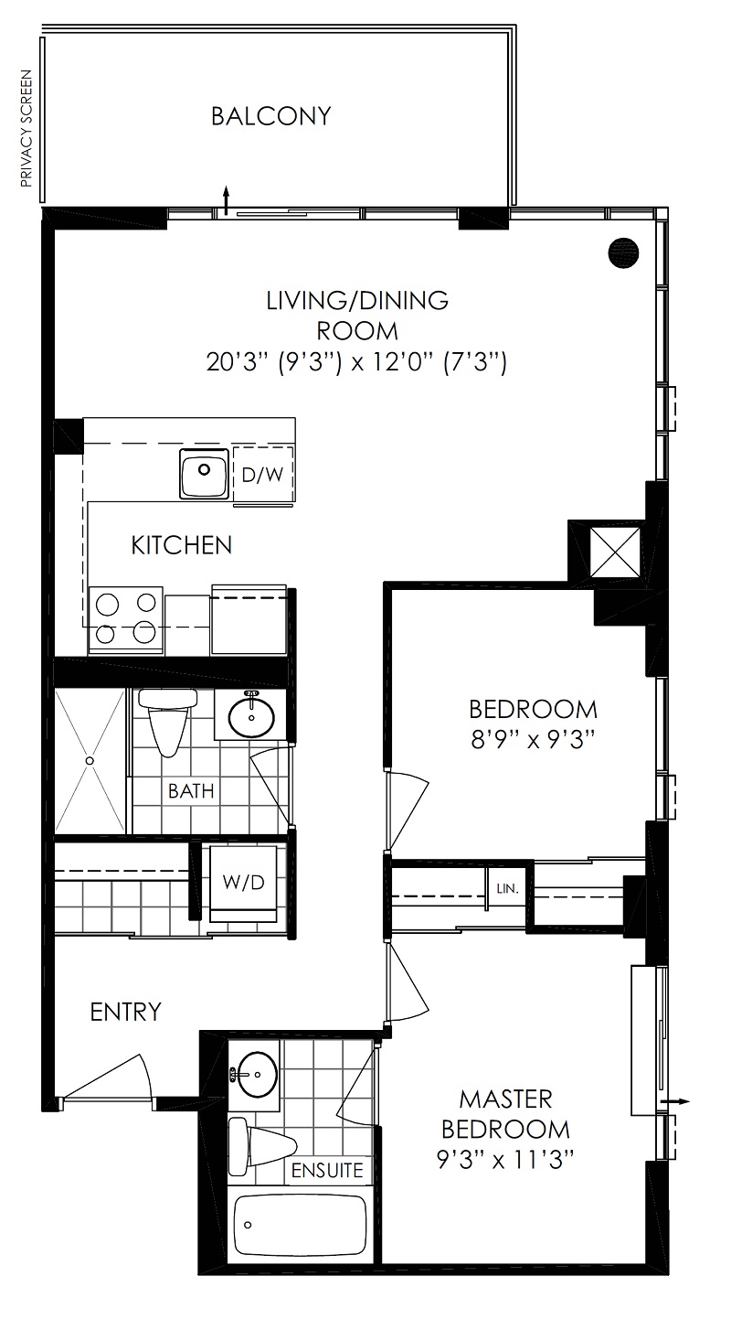 907 - 1 Cole St - Floorplan