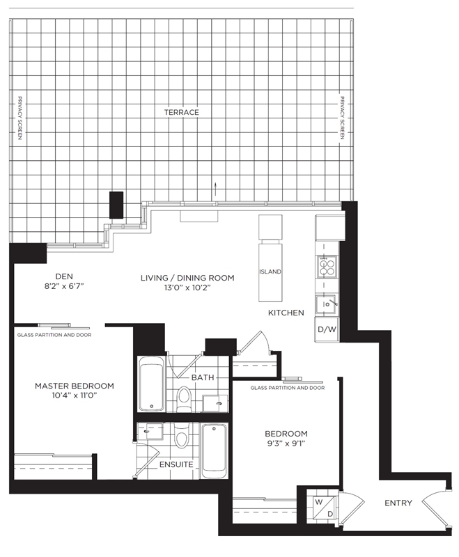 424 - 170 Sumach St - Floorplan - One Park Place