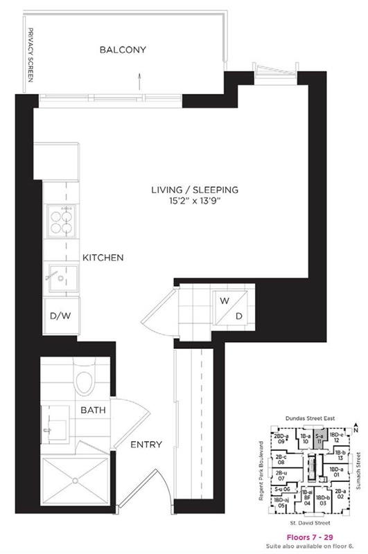 2011 - 55 Regent Park Blvd - Floorplan