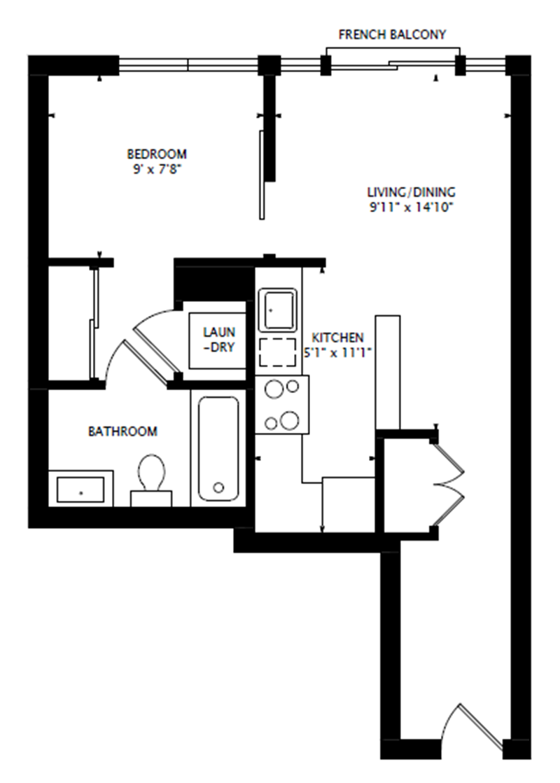 211 - 320 Richmond St E - Floorplan