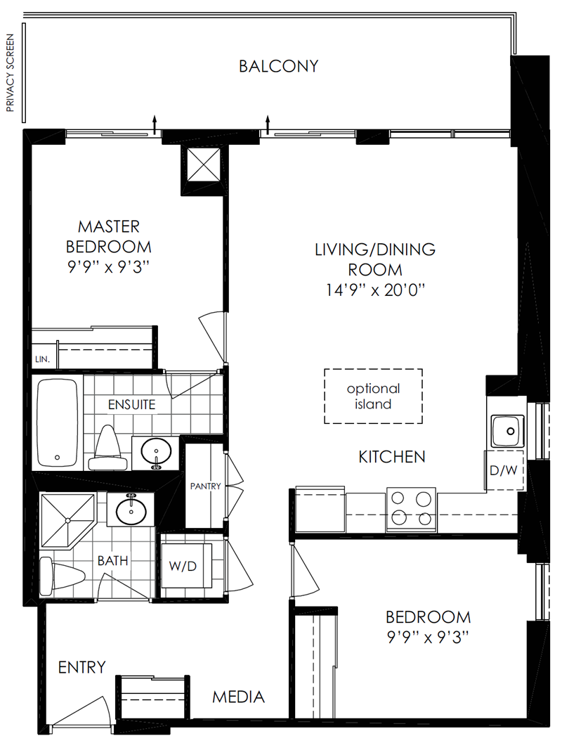 602 - 1 Cole St - Floorplan