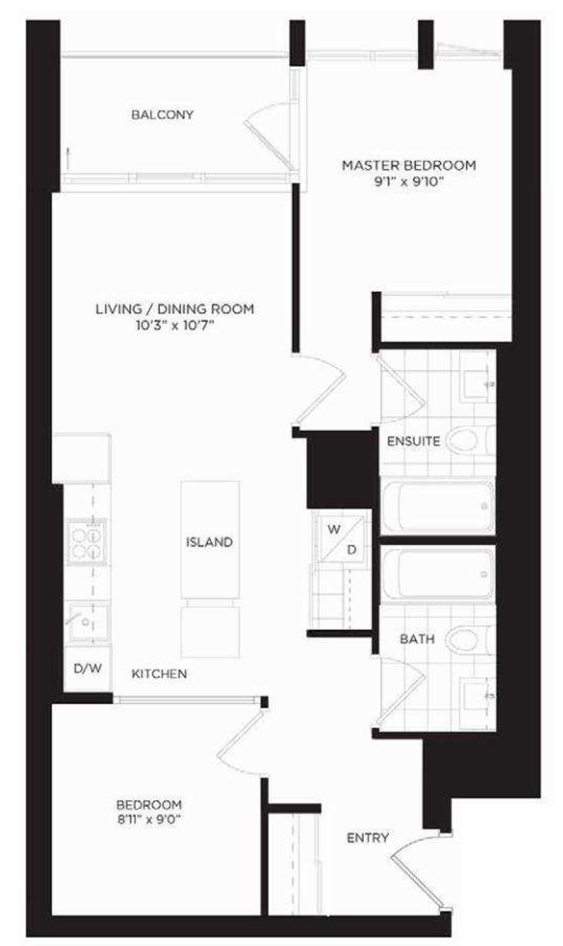 322 - 55 Regent Park Blvd - Floorplan - Large