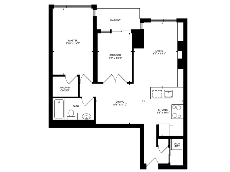 501 - 39 Parliament St - Floorplan - 800px