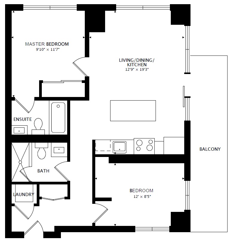 2209 - 225 Sackville St - Floorplan - Large