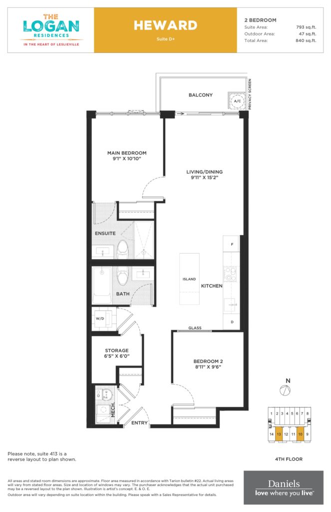 The-Logan-Residences-By-Daniels-Leslieville-Toronto-Regent-Park-Life-Team-Floorplan-2-Bedroom