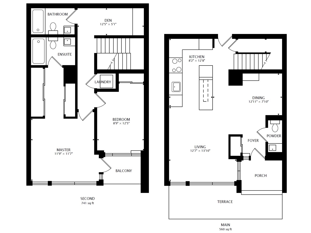 113 55 Regent Park Blvd 2 Bed + Den Townhome Regent