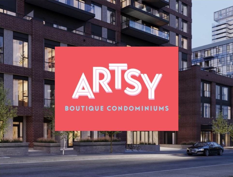 Artsy Boutique Condominiums - Rendering & Logo - Regent Park Life Team
