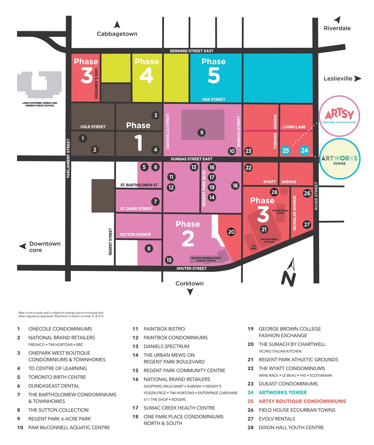 Artsy Boutique Condominums - Sneak Peek Package - Regent Park Life Team - Siteplan